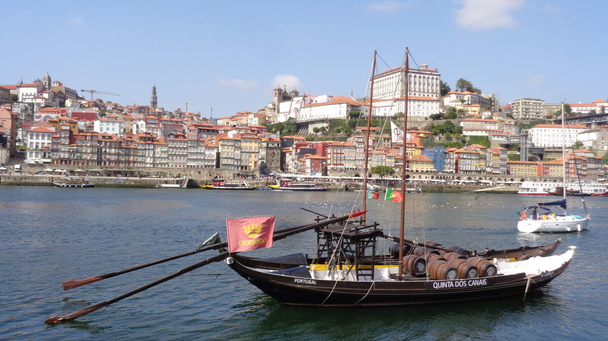 Vista de Oporto desde Gaia.