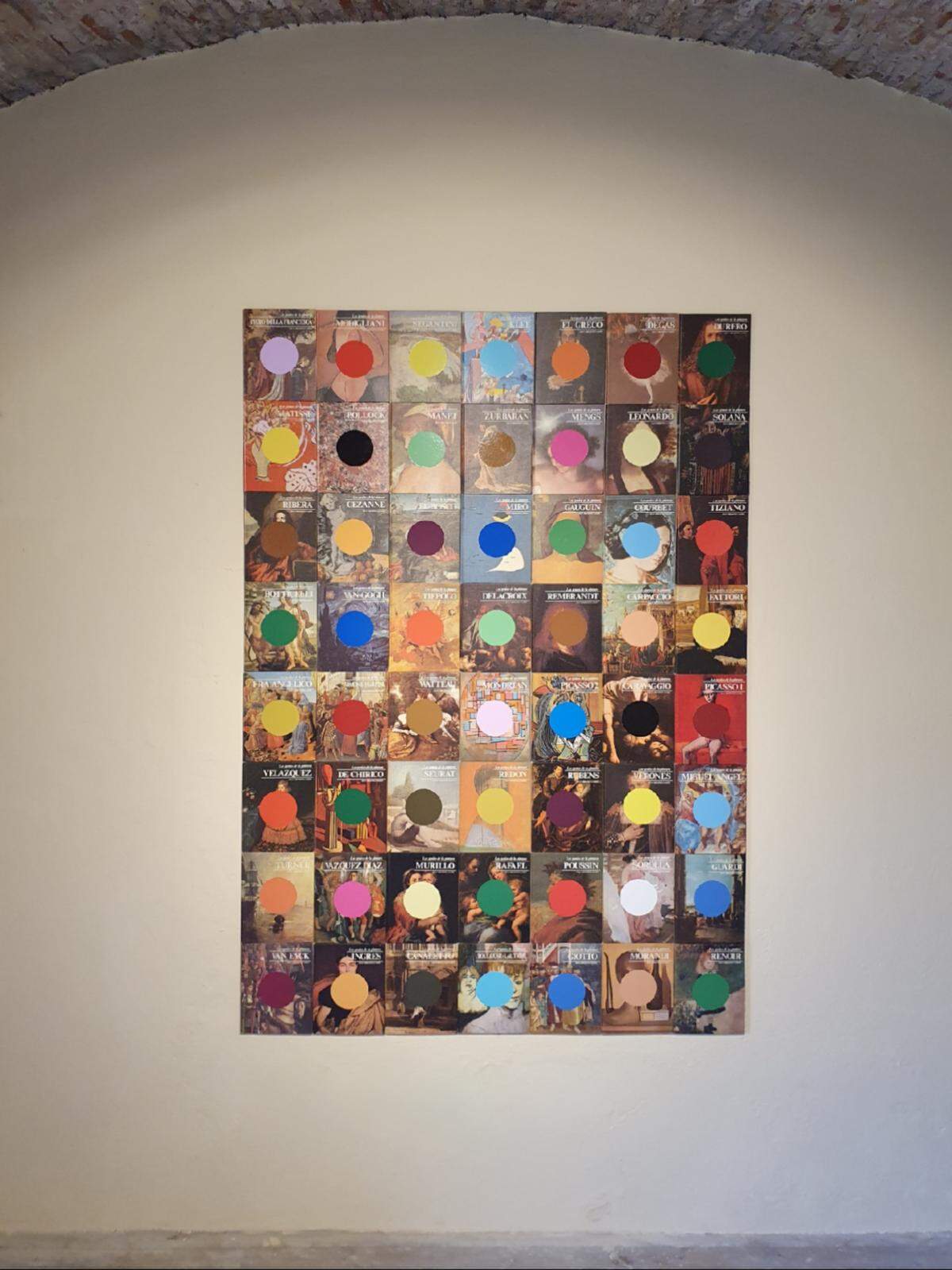 ‘Pigmento y mallete’, obra de Lorena Gutiérrez Camejo concebida a partir de la obra enciplopédica ‘Genios de la pintura’.