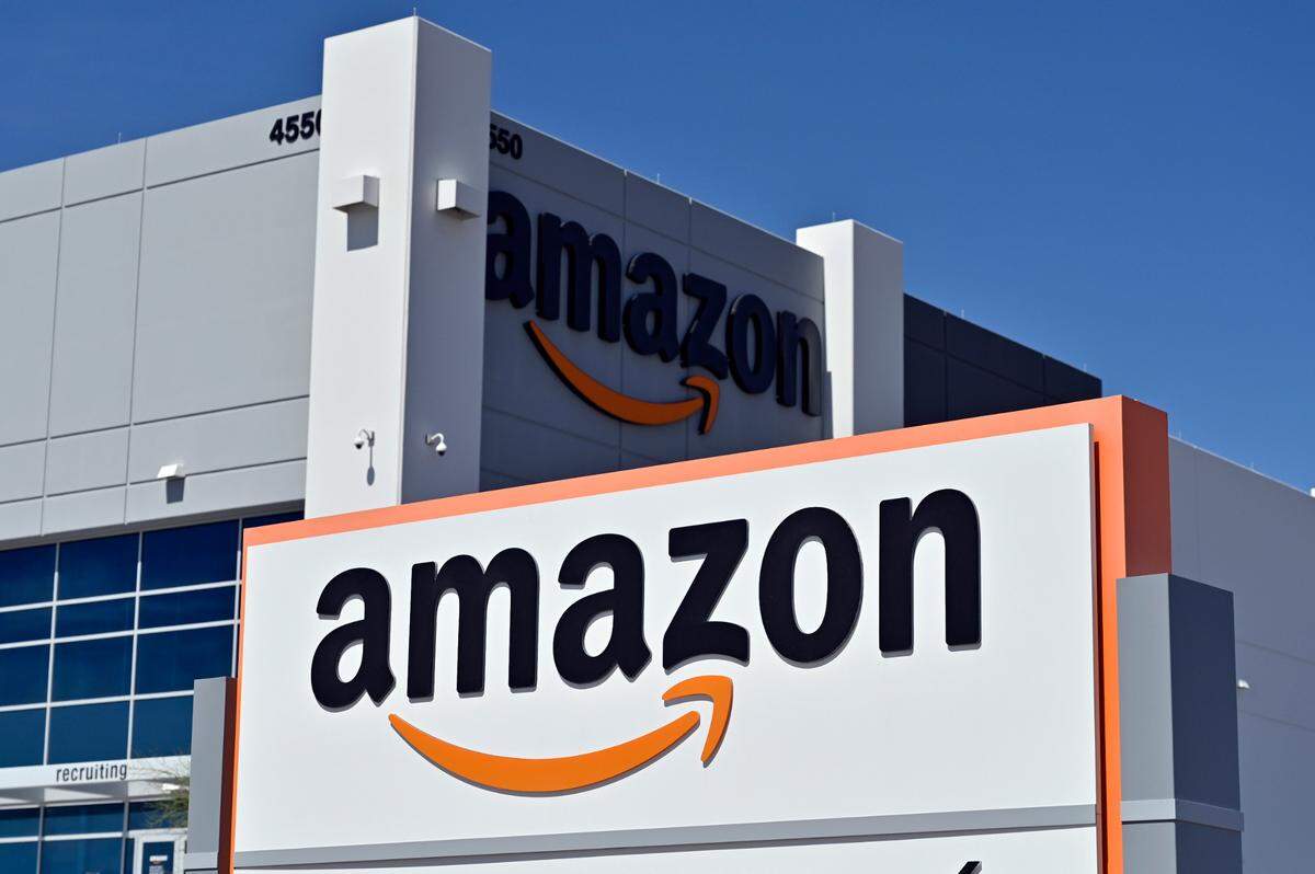 An Amazon distribution center is seen as the coronavirus continues to spread across the United States, on April 25, 2020 in North Las Vegas, Nevada. -