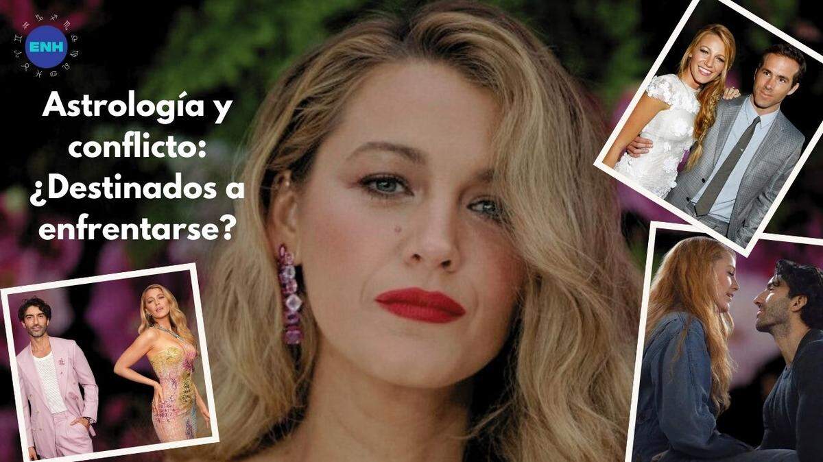 La astrología ayuda a explicar el conflicto entre Blake Lively, Justin Baldoni y Ryan Reynolds por la película “It ends with us” en Netflix. 