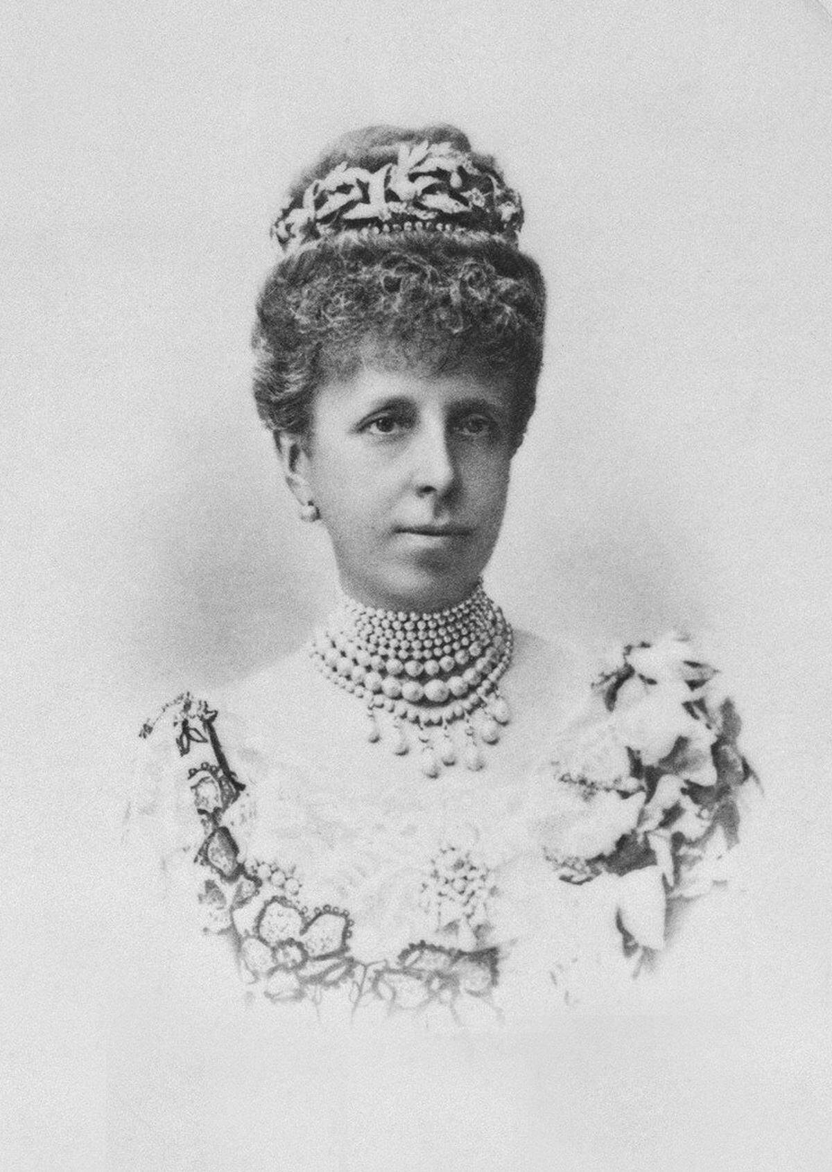 La reina María Cristina, bajo cuya regencia se firmó el Tratado de París. 