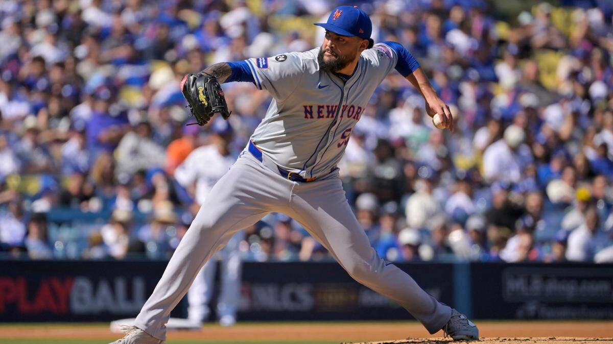 El zurdo Sean Manaea abrirá por los Mets de Nueva York este domingo en el sexto juego de la Serie de Campeonato de la Liga Nacional, que se celebrará en Los Angeles.