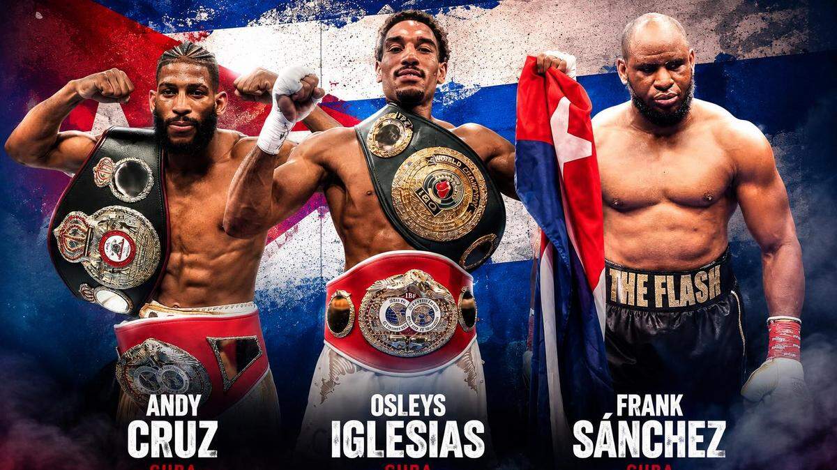FIB mueve el tablero de los cubanos: Frank Sánchez apunta a Usyk, Andy Cruz va por otra eliminatoria y Osleys Iglesias espera rival