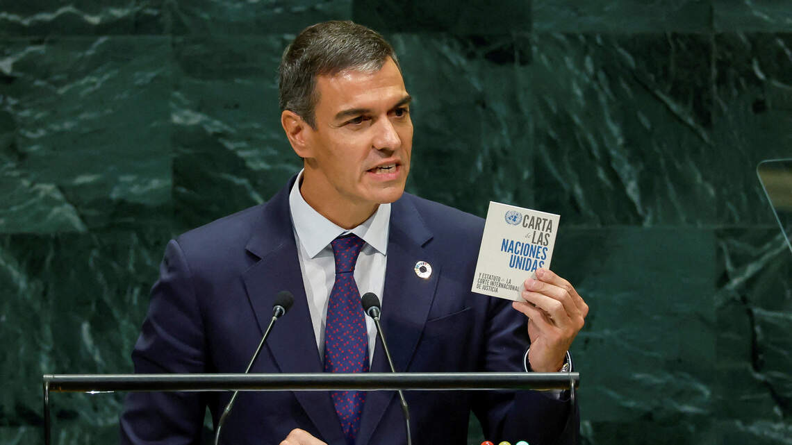 Pedro Sánchez lanza un alegato contra las políticas de Trump y pide una mujer latinoamericana al frente de la ONU