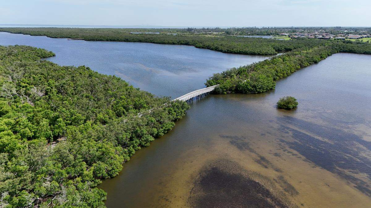 La reserva natural Robinson el pasado 1º de julio.