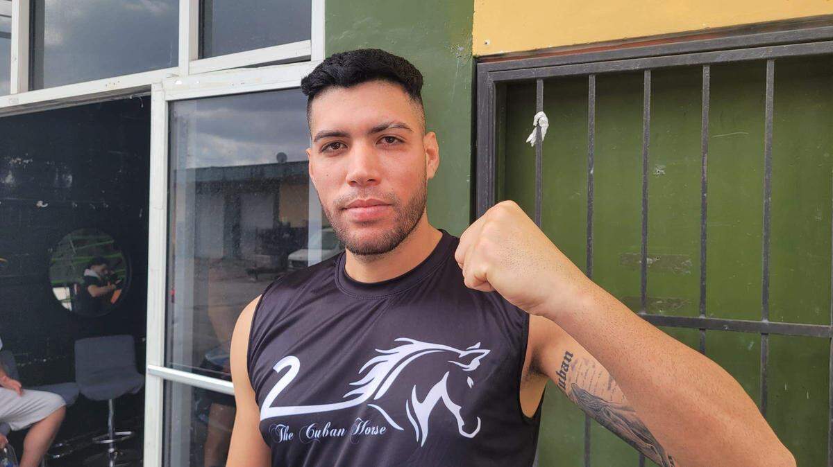 Julio “The Cuban Horse” Pérez también forma parte de la embajada cubana este viernes en el evento de BKFC con sede en el Hard Rock Live en Hollywood, Florida. 