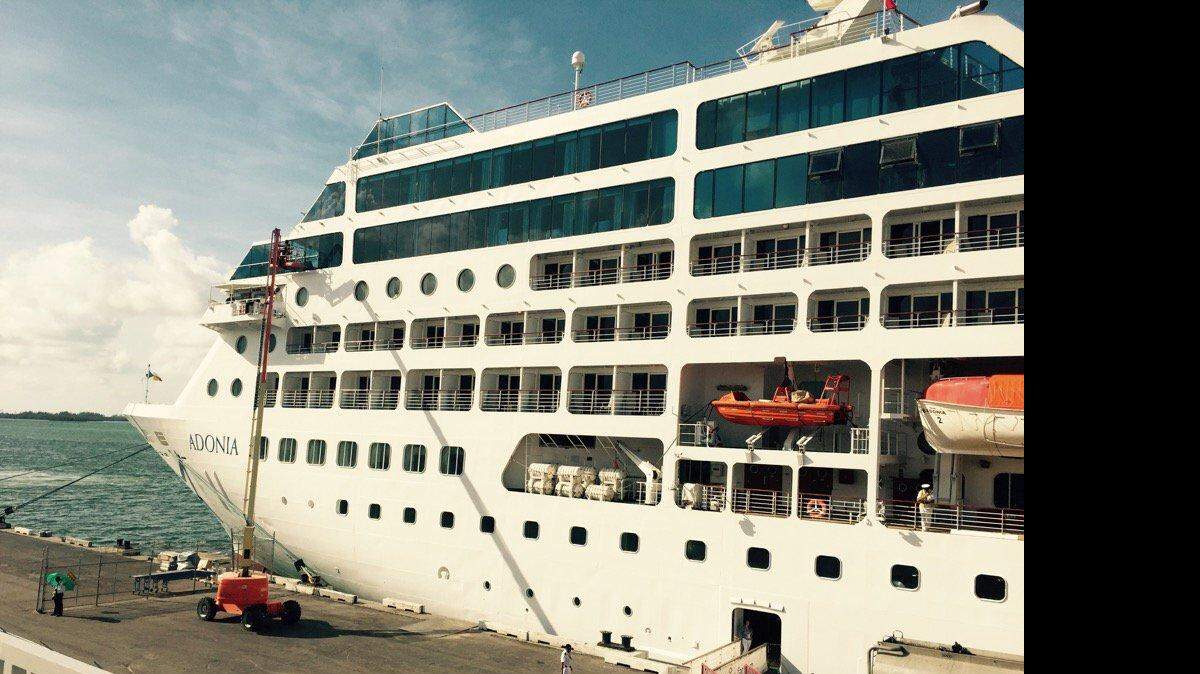 El crucero Adonia está pautado para zarpar a Cuba desde Miami el domingo a las 2:30 pm.