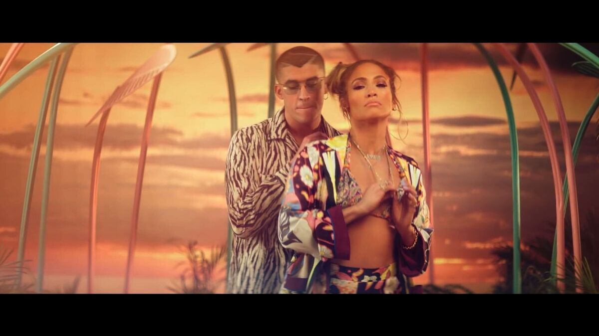 Jennifer López y Bad Bunny.