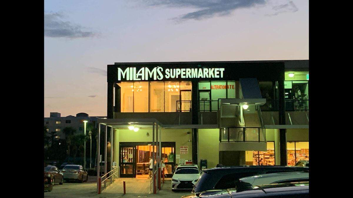 Milam’s Market en Sunny Isles Beach, ubicado en el 17100 Collins Ave.