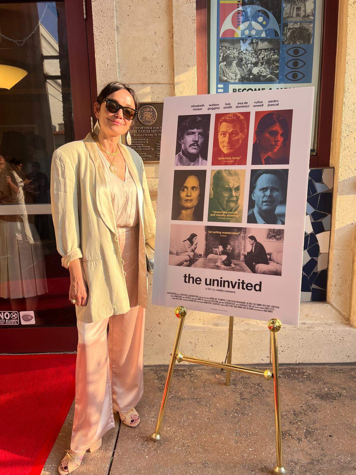 La actriz Nadia Conners en la noche de estreno de la película “The Uninvited”. 