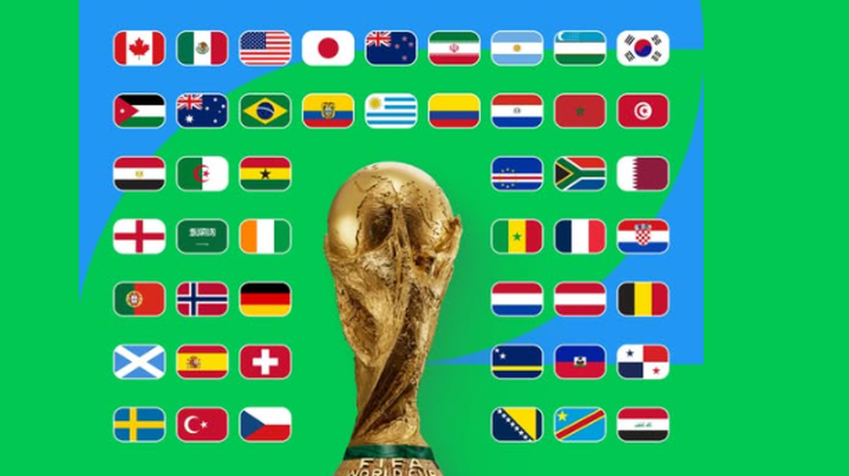 Ya están definidas las 48 selecciones que participarán en el Mundial de fútbol que compartirán Estados Unidos, México y Canadá.