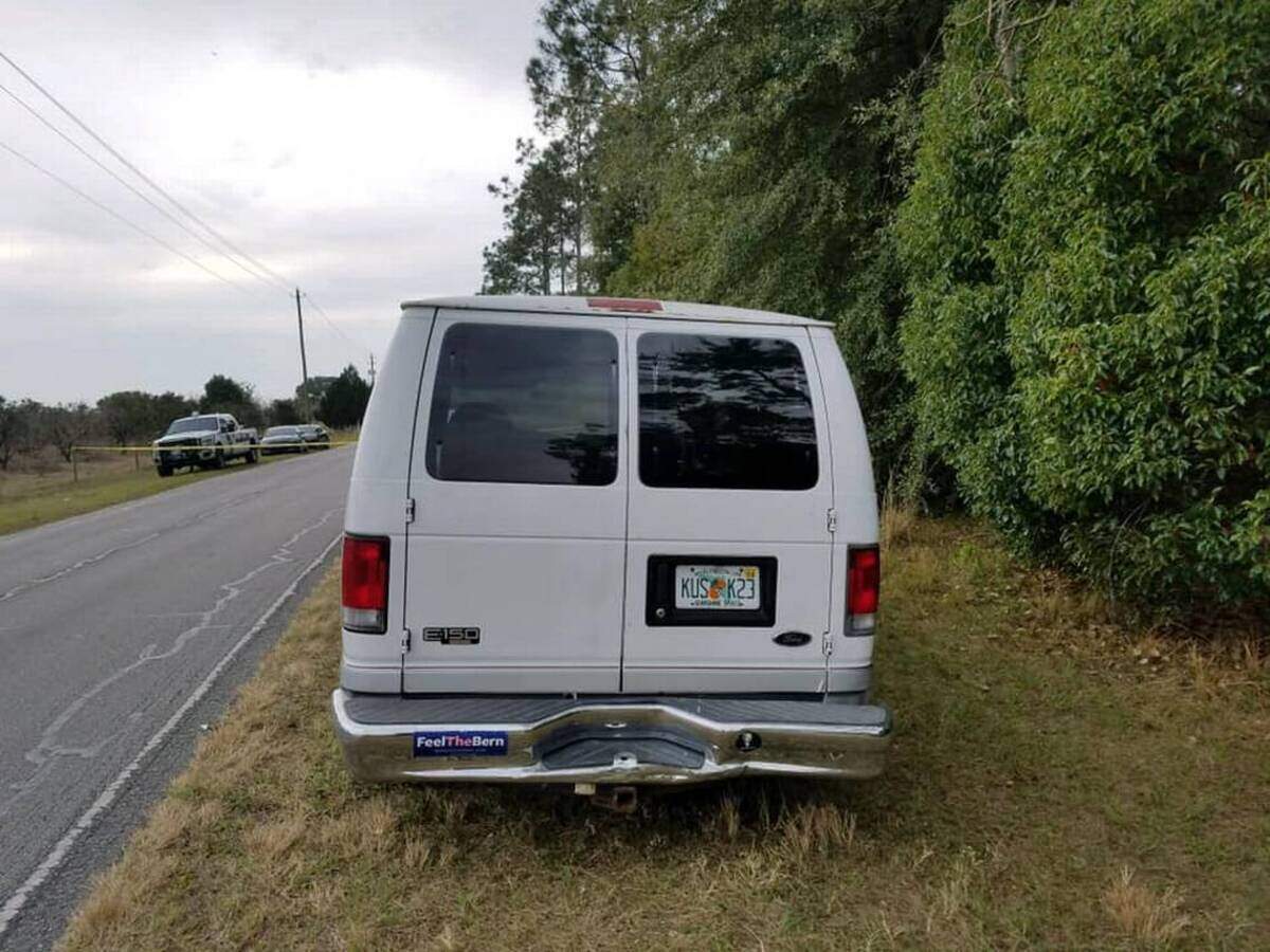 Police found the body of Ernesto Caballeiro near his white van in Pasco County, on Florida's west coast, the day after the triple homicide in South Miami-Dade.