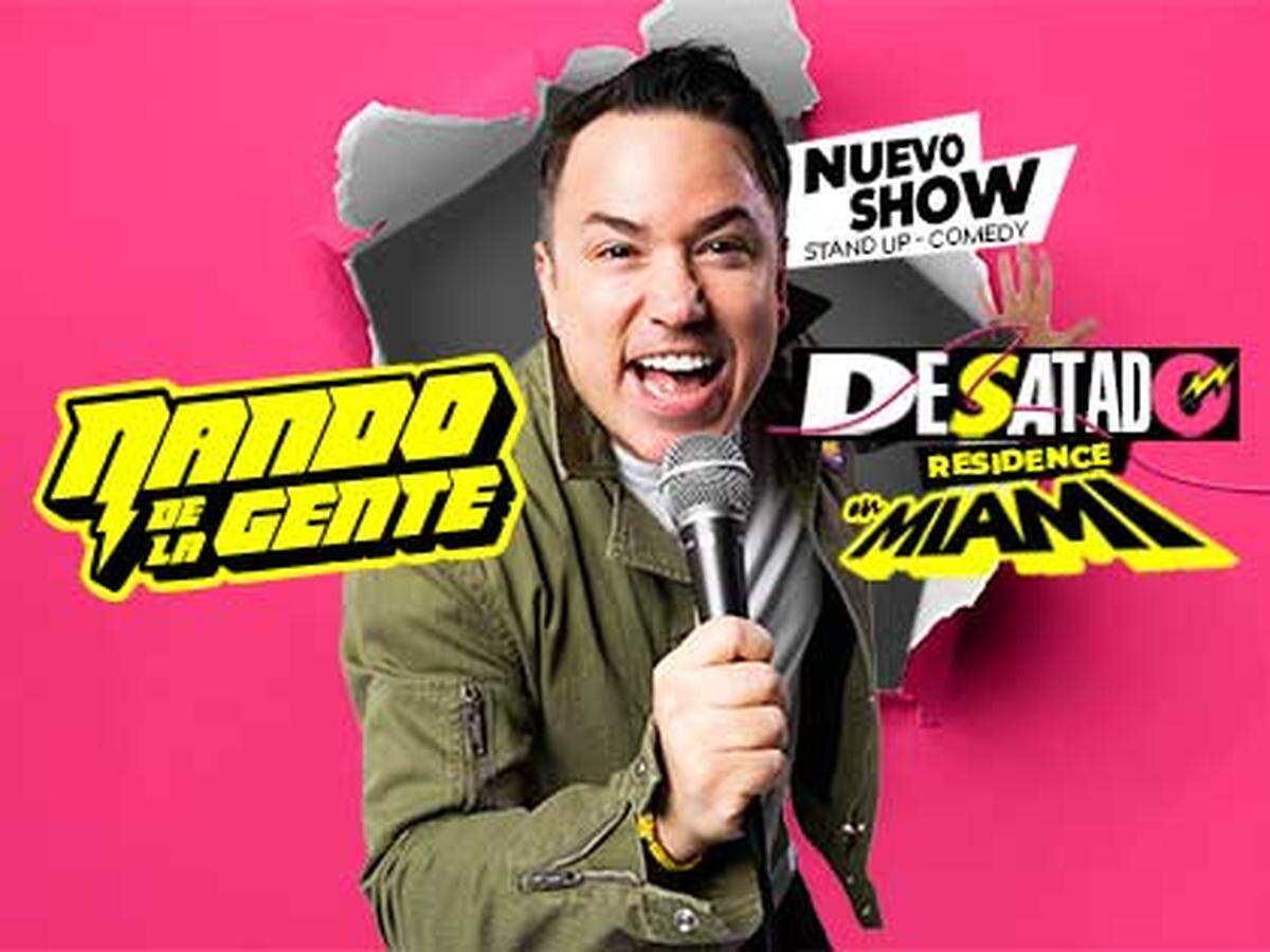 Comedia de Nando de la gente “Desatado” en el Teatro Trail.