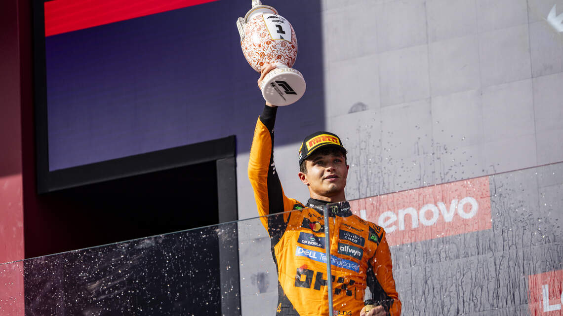 Nuevo doblete de McLaren en Hungría, Norris aprieta la pelea por el Mundial
