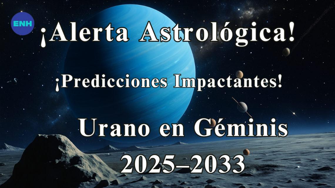 Urano en Géminis 2025–2033: la revolución de la mente, la movilidad y la educación
