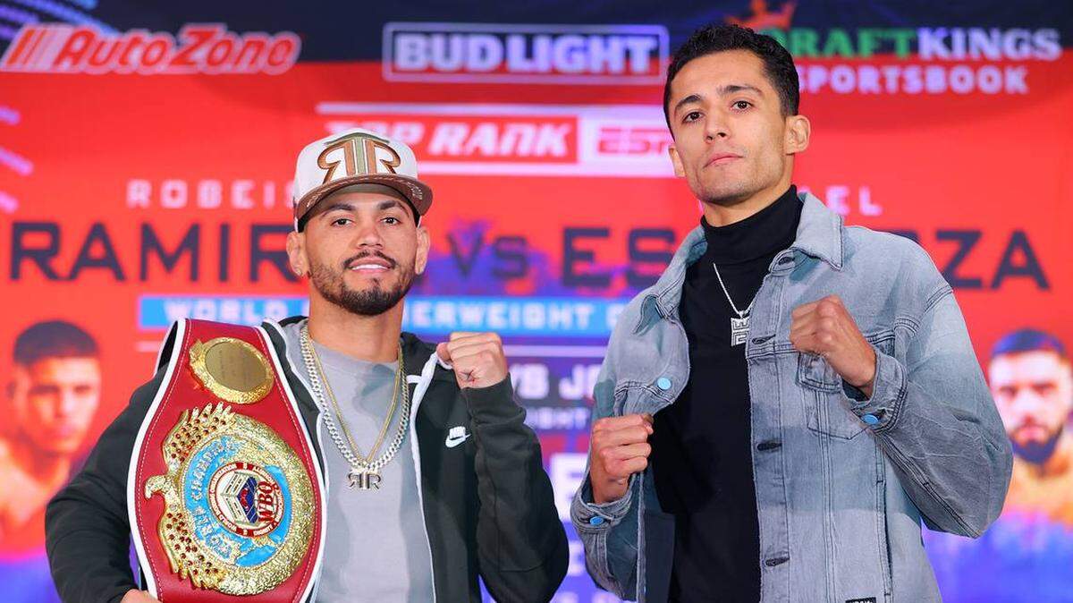 Robeisy Ramírez (izq.) está empeñado en tener una mejor secuela que en esa primera presentación donde perdió su faja de campeón mundial a manos de Rafael “Divino'' Espinoza.
