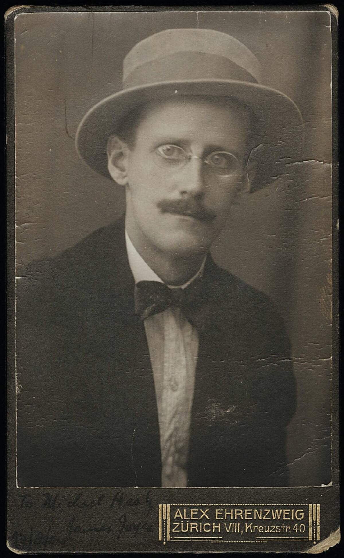 Retrato de James Joyce por Alex Ehrenzweig.&nbsp;