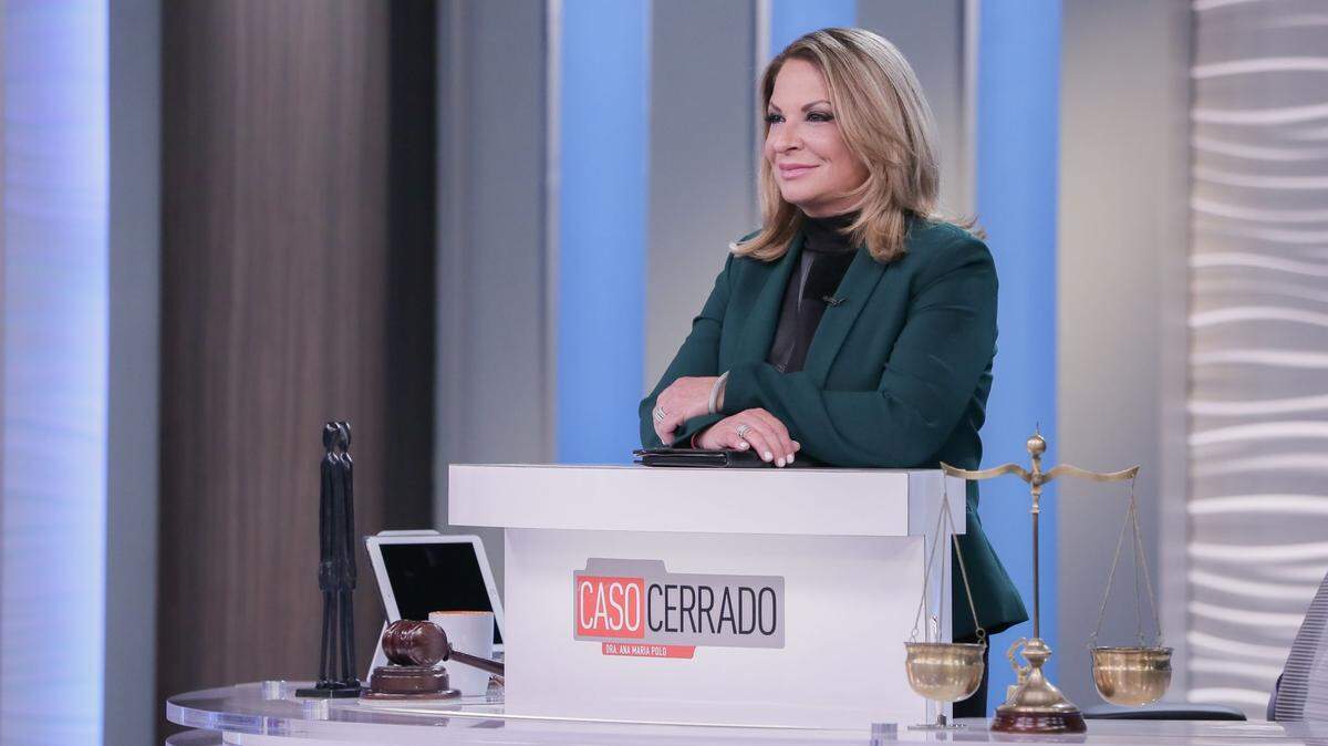 La Dra. Ana María Polo celebra los 20 años de su programa ‘Caso cerrado’.