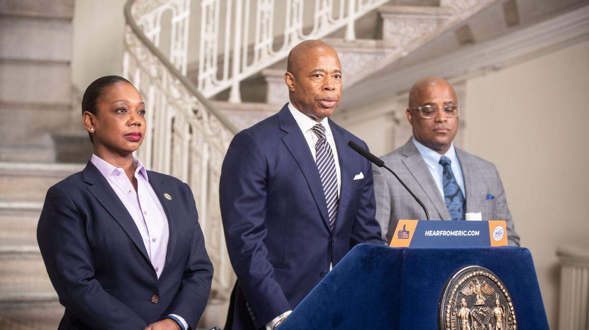 Foto de archivo. El alcalde de Nueva York, el demócrata Eric Adams, afirmó este martes que la cárcel de Rikers Island está “preparada” para recibir a Donald Trump si el expresidente estadounidense es sentenciado a pena de prisión por violar la ‘orden mordaza’ a la que se enfrenta en su juicio penal en Manhattan.