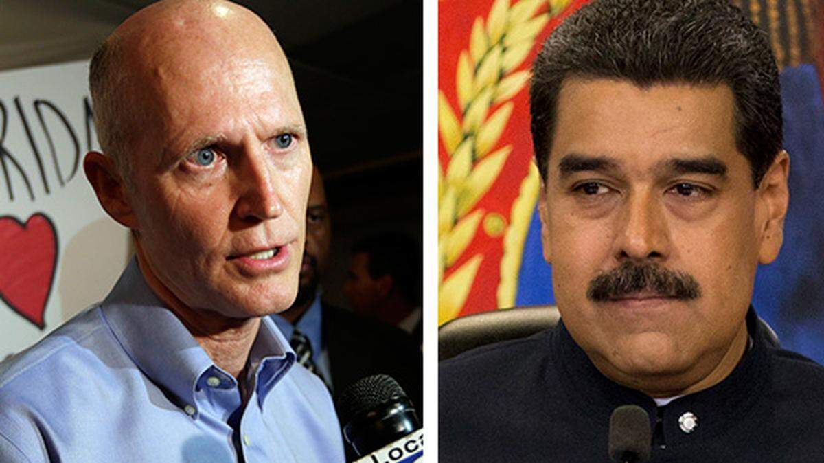 El gobernador de Florida, Rick Scott, volvió a arremeter este martes contra el régimen de Nicolás Maduro en Venezuela.