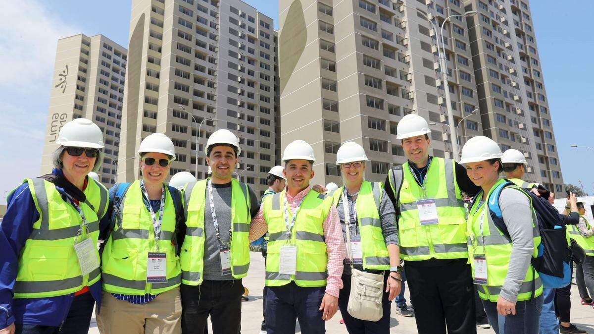 La delegación estadounidense quedó impresionada con el avance de las obras para los Juegos Panamericanos y Parapanamericanos Lima 2019, durante su visita a la capital peruana a fines de marzo pasado.