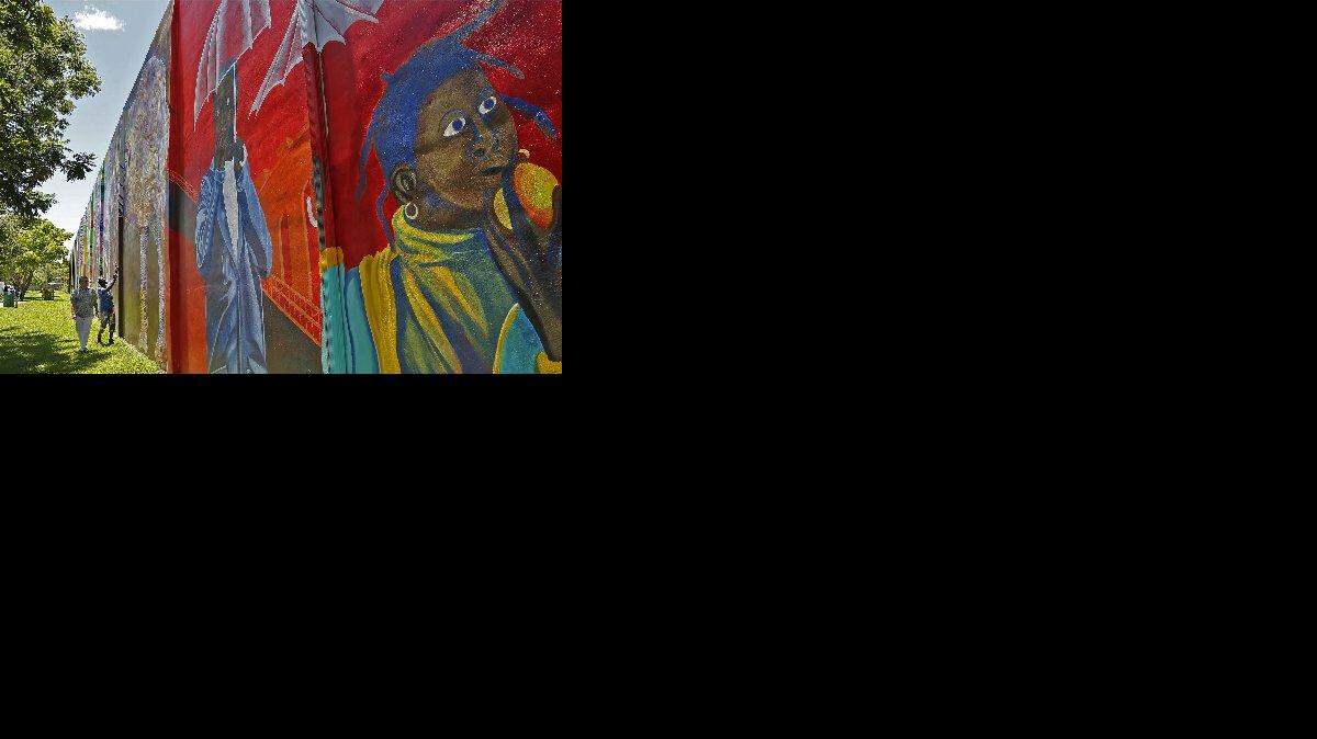 Mural en el Pequeño Haití 