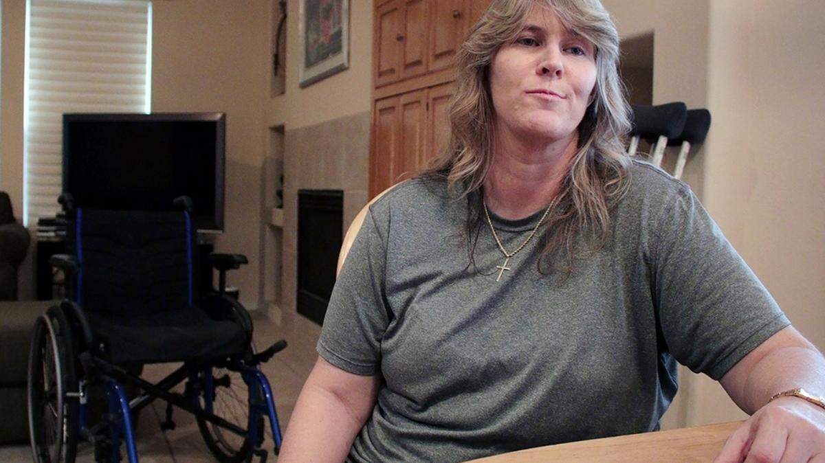 Shannon Hubbard padece un complejo síndrome de dolor localizado y se considera afortunada que su doctor no le cortara por completo su dosis de opioides.