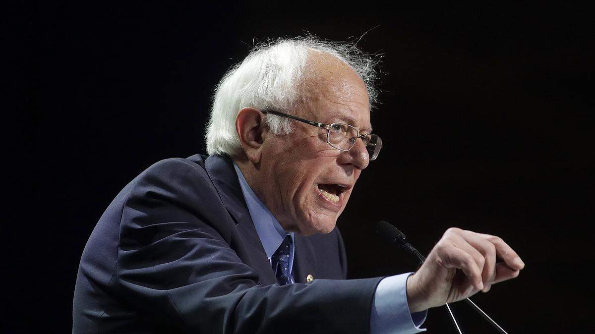 El candidato a la presidencia Bernie Sanders, en una convención demócrata en California el 2 de junio del 2019.