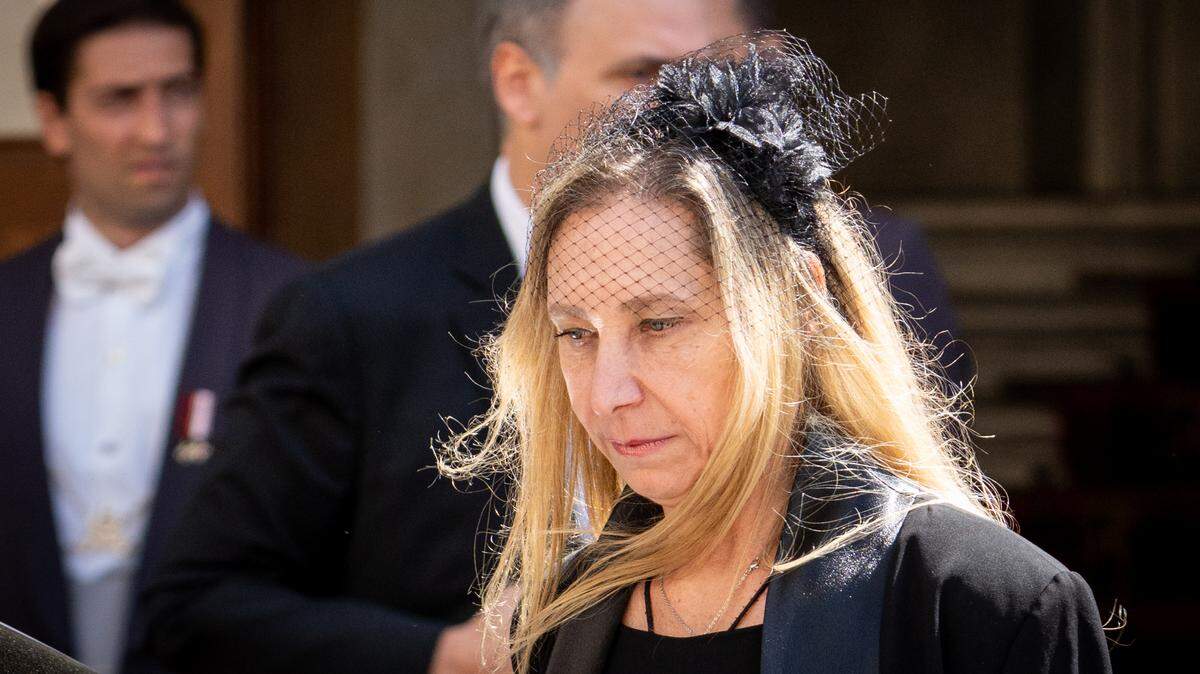 Karina Milei vista en el Palacio Apostólico del Vaticano.