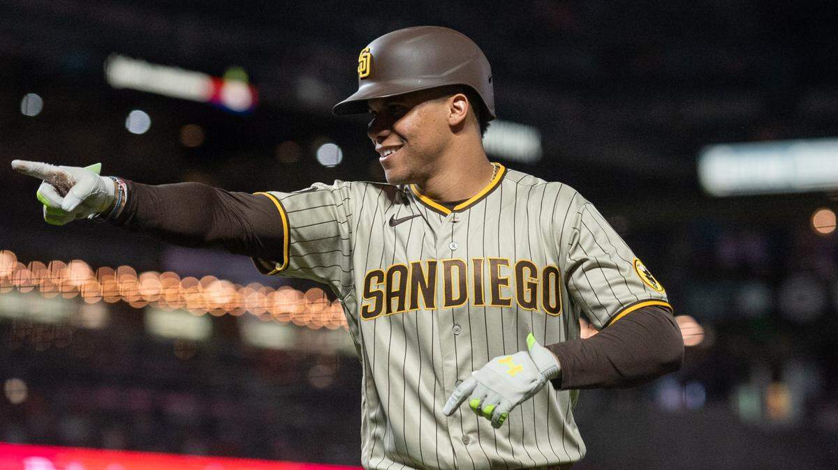 Se prevé que Juan Soto cobrará un salario de $32 millones en 2024 tras batear para .275 con 35 jonrones, 109 carreras impulsadas y .930 de OPS, en su única temporada completa con los Padres de San Diego.