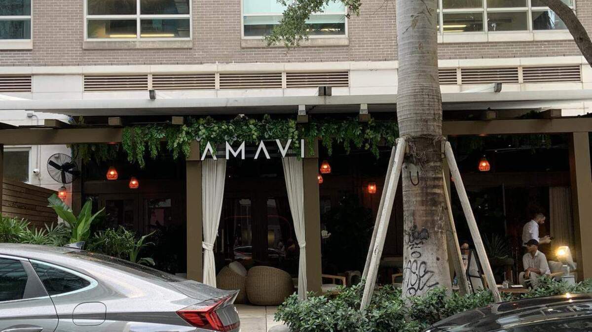 El restaurante Amavi, unicado en el 3250 NE First Ave. enn Midtown Miami. DAVID J. NEAL dneal@miamiherald.com