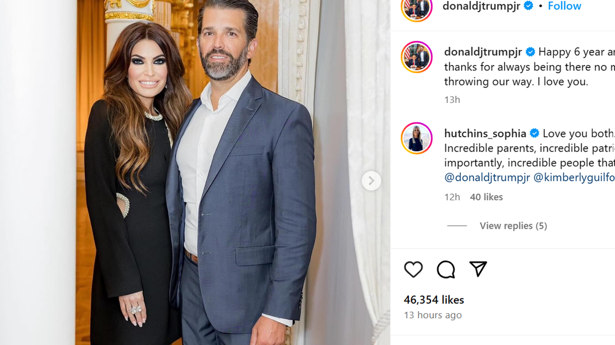 Donald Trump Jr. and Kimberly Guilfoyle