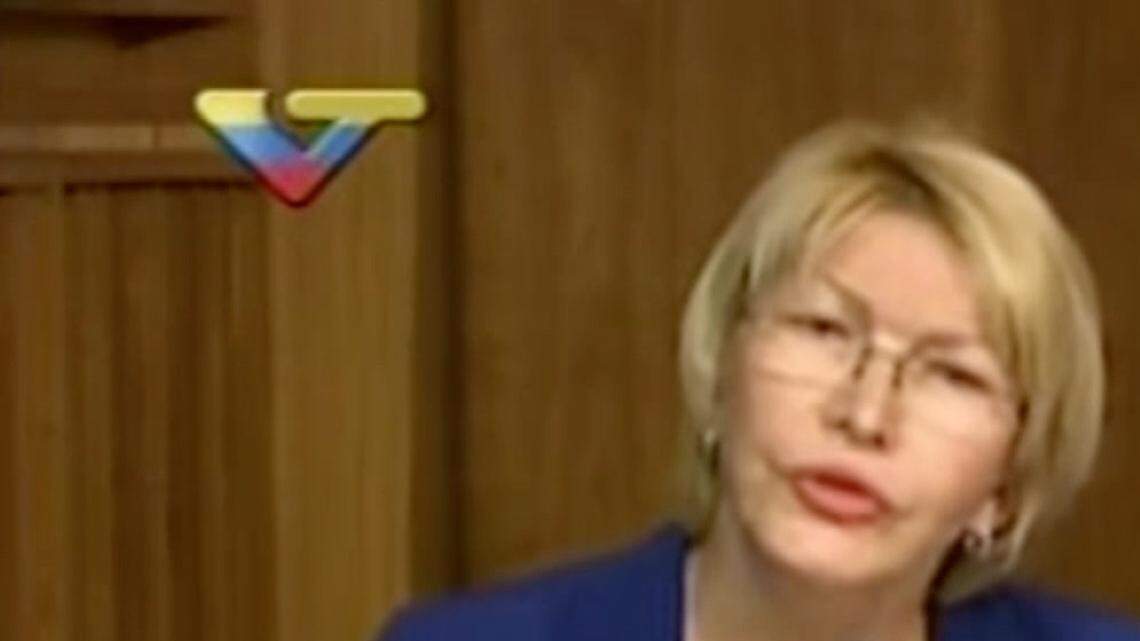 Luisa Ortega Díaz, fiscal general de Venezuela, presenta el reporte de 2016 de su gestión el viernes en Caracas. 