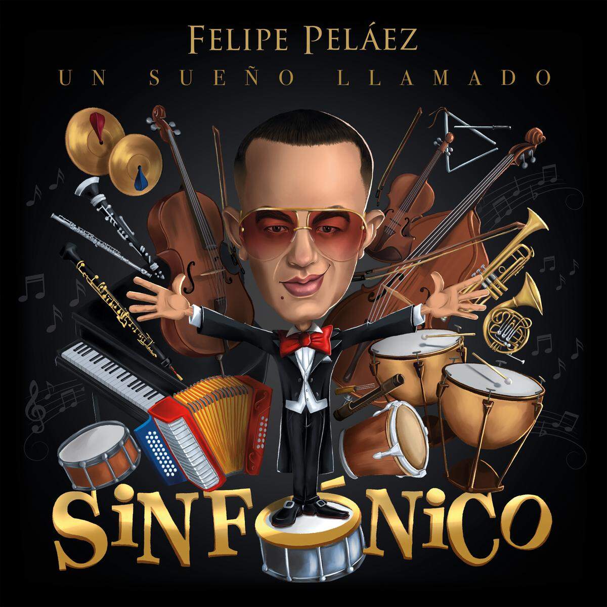 Caratula de “Un Sueño llamado Sinfónico” de Felipe Peláez