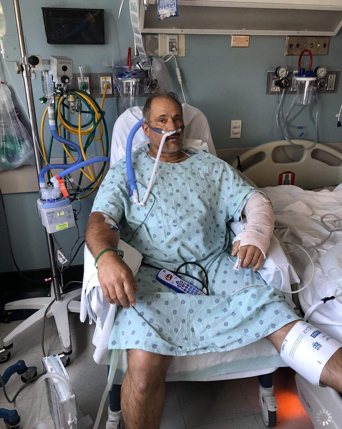 Gulfport firefighter Mark Hilley spent three weeks in a Mobile hospital after a life-threatening motorcycle accident in May 2019. Hilley died from COVID-19 on Monday, Aug. 31, 2021.