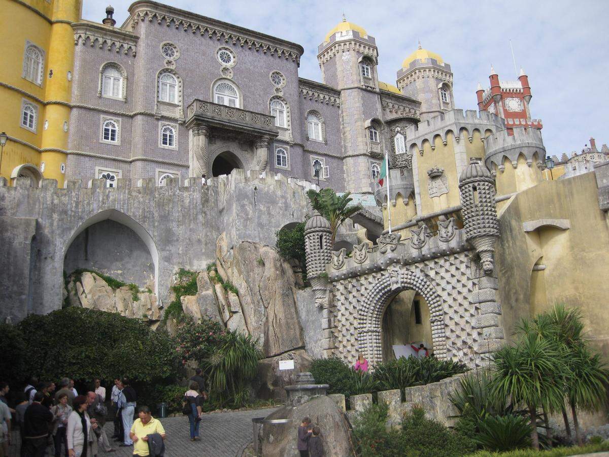Palacio da Pena, situado en la localidad de Sintra, a pocos kilómetros de Lisboa.