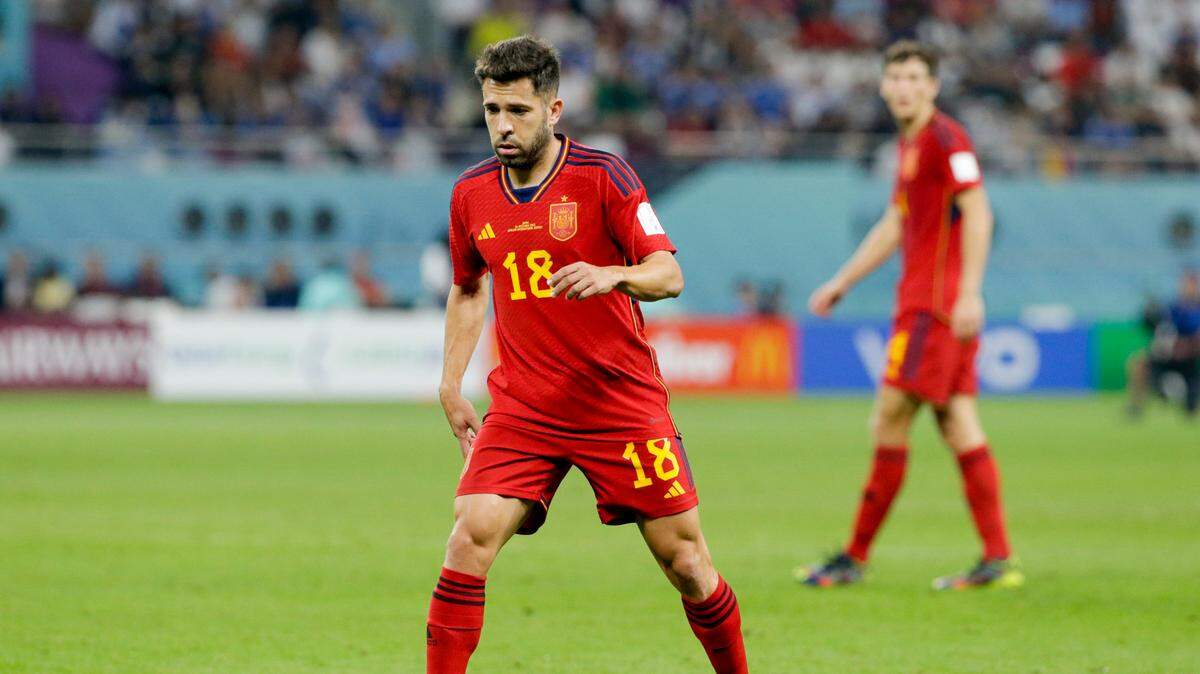 Foto de archivo. Jordi Alba es el capitán de la selección española en la fase final de la Liga de Naciones.