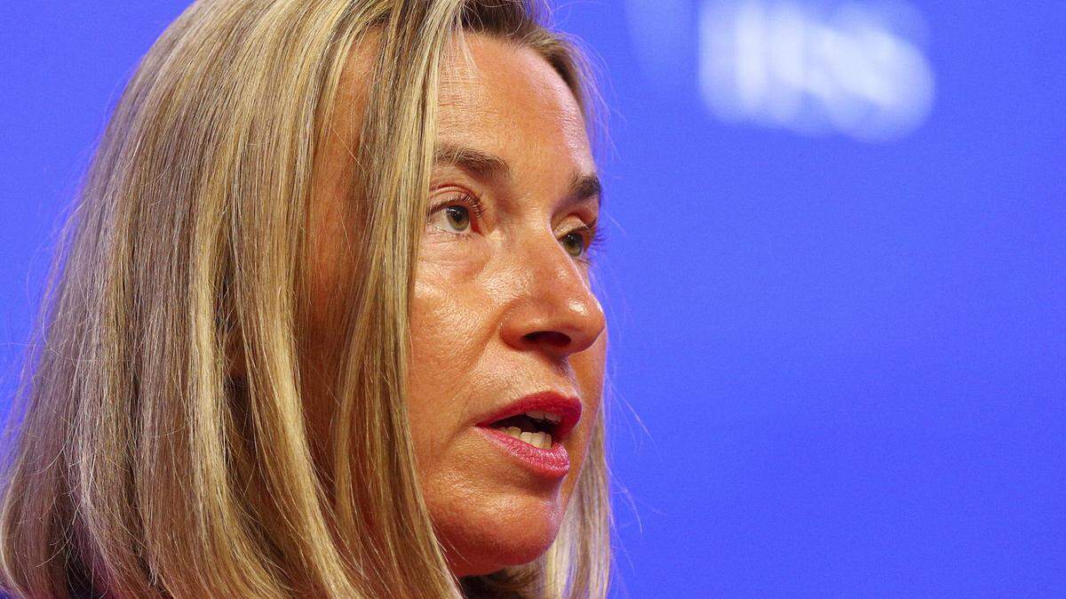 La alta representante de la UE para la Política Exterior, Federica Mogherini. Archivo. (AP Photo/Yong Teck Lim)