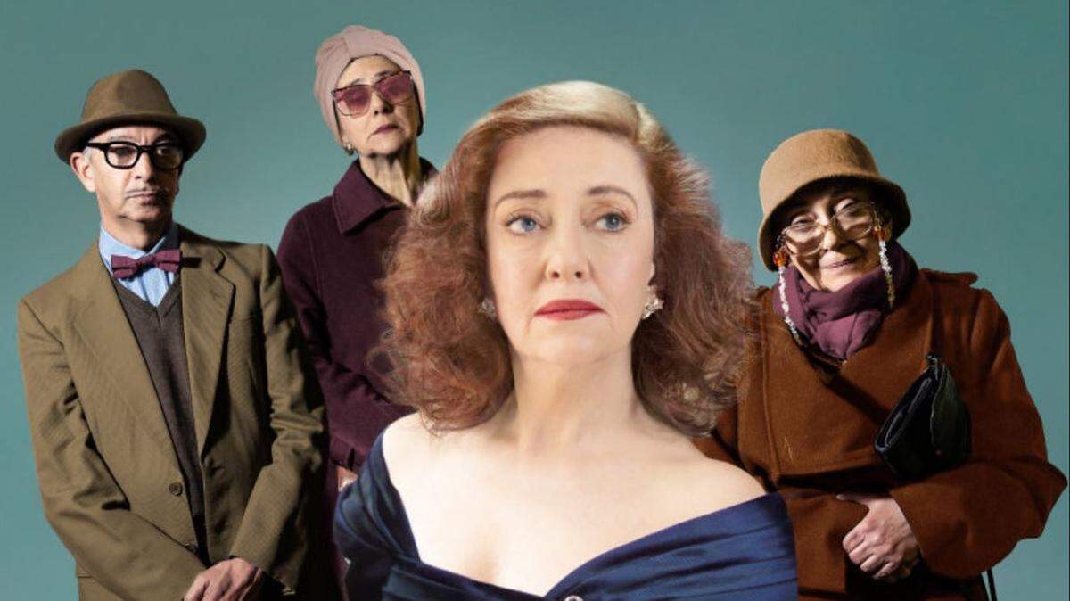 La imagen que ha servido para promover “Bette Davis, ¿estás ahí?” es un fotomontaje realizado por Julia Tiscornia, dice el autor y director de la obra, Domingo Milesi. 