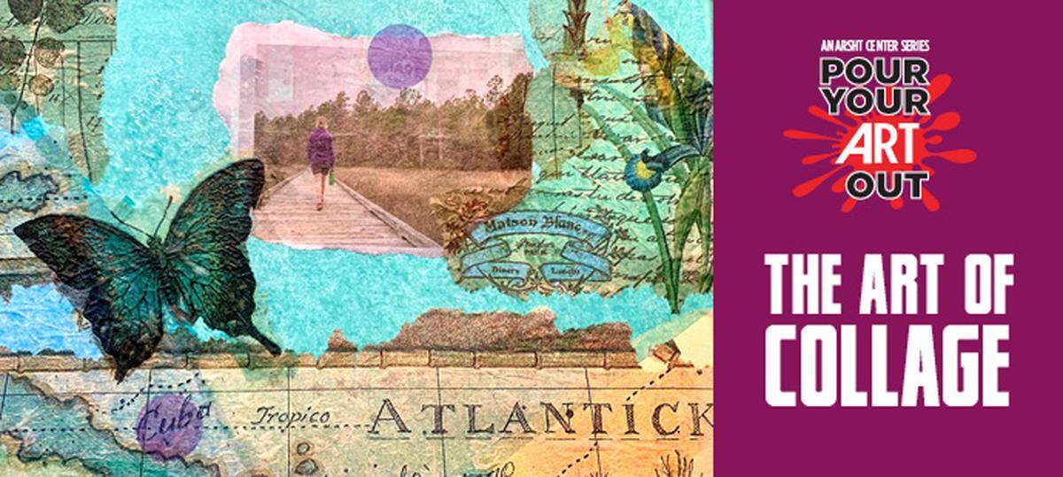 El arte del collage en el Adrienne Arsht Center.