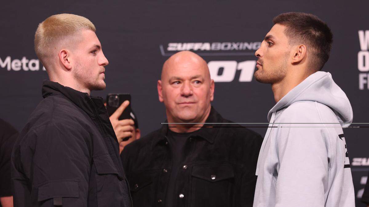 El mexicano Carlos Ocampo (der.) asume un rol protagónico en la primera velada de la nueva promotora Zuffa Boxing, convencido de que los años y el oficio pesan en el ring cuando enfrente a Callum Wals. 