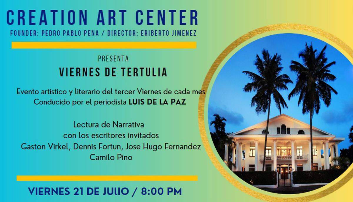 Viernes de tertulia con Luis de la Paz presenta un encuentro con los narradores&nbsp;Gastón Virkel, Dennis Fortún, José Hugo Fernández y Camilo Pino. 