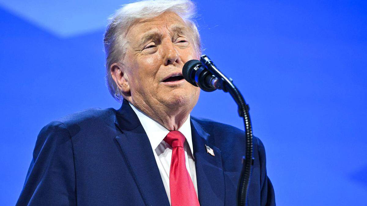 US President Donald Trump delivers a special address during the World Economic Forum (WEF) annual meeting in Davos on January 21, 2026. The World Economic Forum takes place in Davos from January 19 to January 23, 2026. (Photo by Mandel NGAN / AFP via Getty Images)