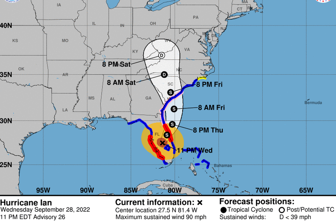El huracán Ian tocó tierra en la costa suroeste de la Florida y provocó inundaciones severas y marejadas ciclónicas catastróficas. NOAA
