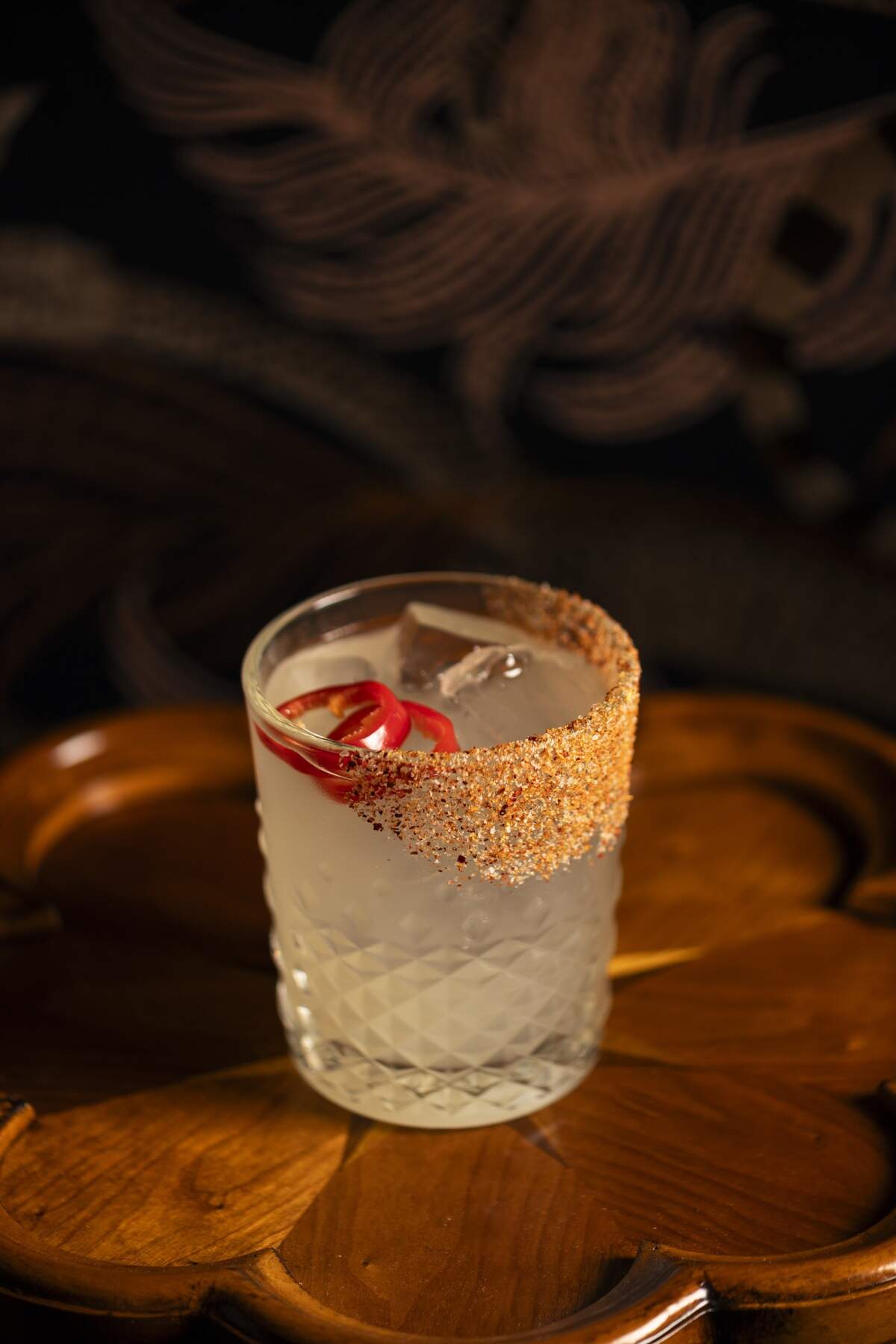 Aunque no lleve “margarita” en el nombre, el Spicy Siena ($21) encarna el arquetipo moderno del clásico picante en en Delilah Miami.