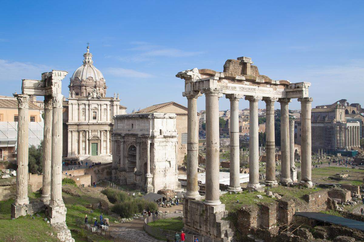 Vista del Foro Romano.