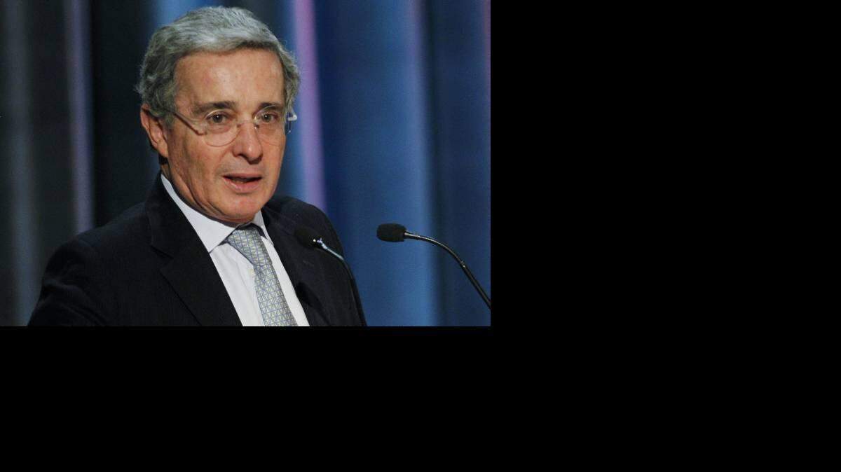 Álvaro Uribe Vélez, ex presidente de Colombia. AP/ Fernando Vergara