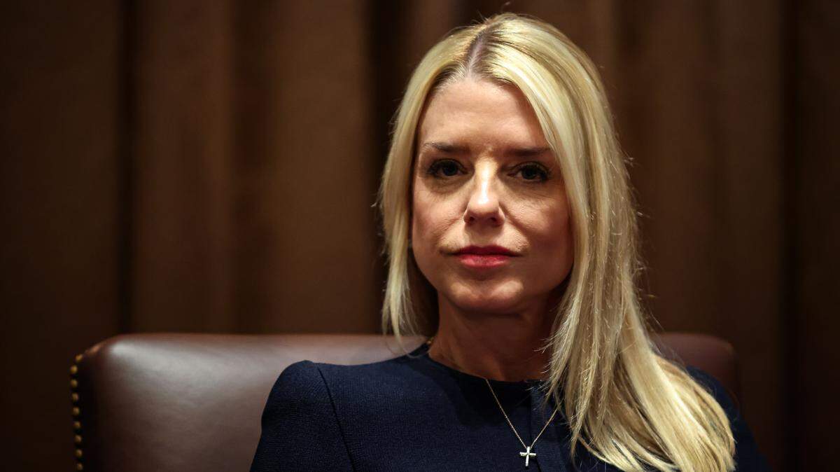 Attorney General Pam Bondi on March 24, 2025 at the White House 