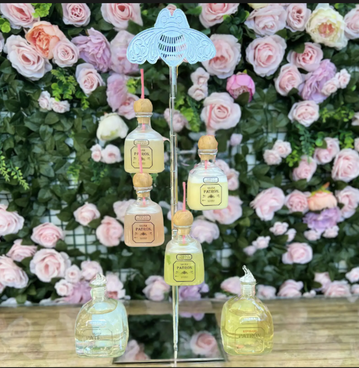 Árbol de Margarita Patrón en THRōW Social Miami diseñado para cuatro personas.