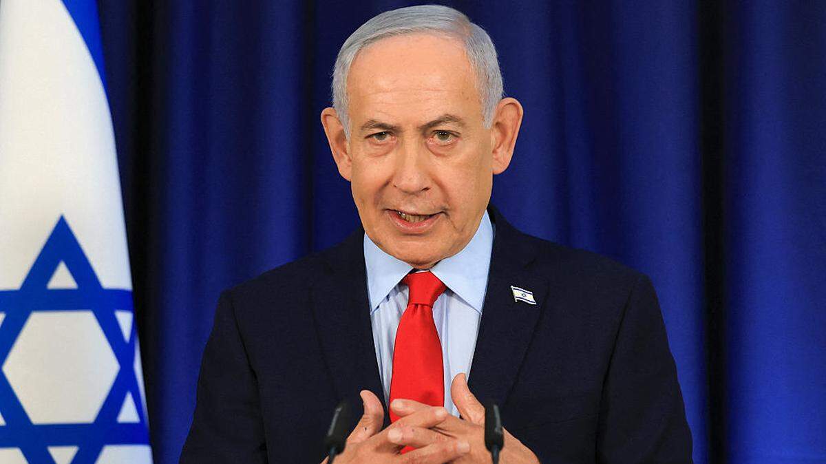El primer ministro de Israel, Benjamin Netanyahu, ofrece una conferencia de prensa el jueves, 19 de marzo de 2026, en Jerusalén.